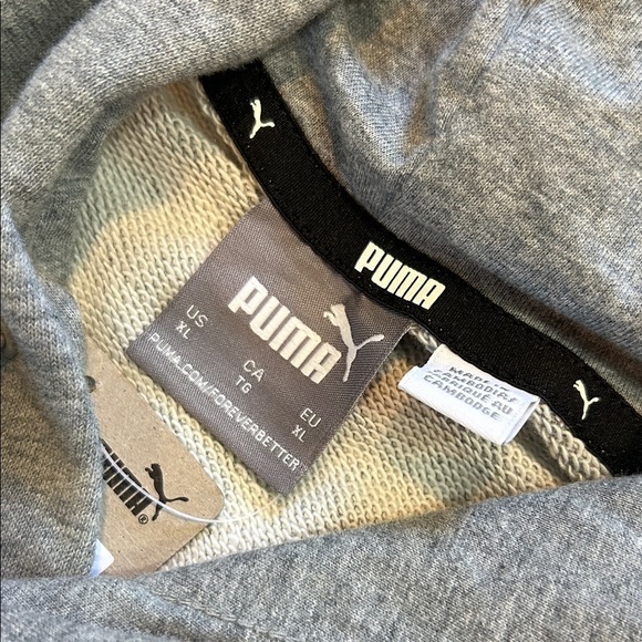 Puma Heather Gray Hoodie in Men’s Size XL New with Tags NWT - Picture 4 of 6